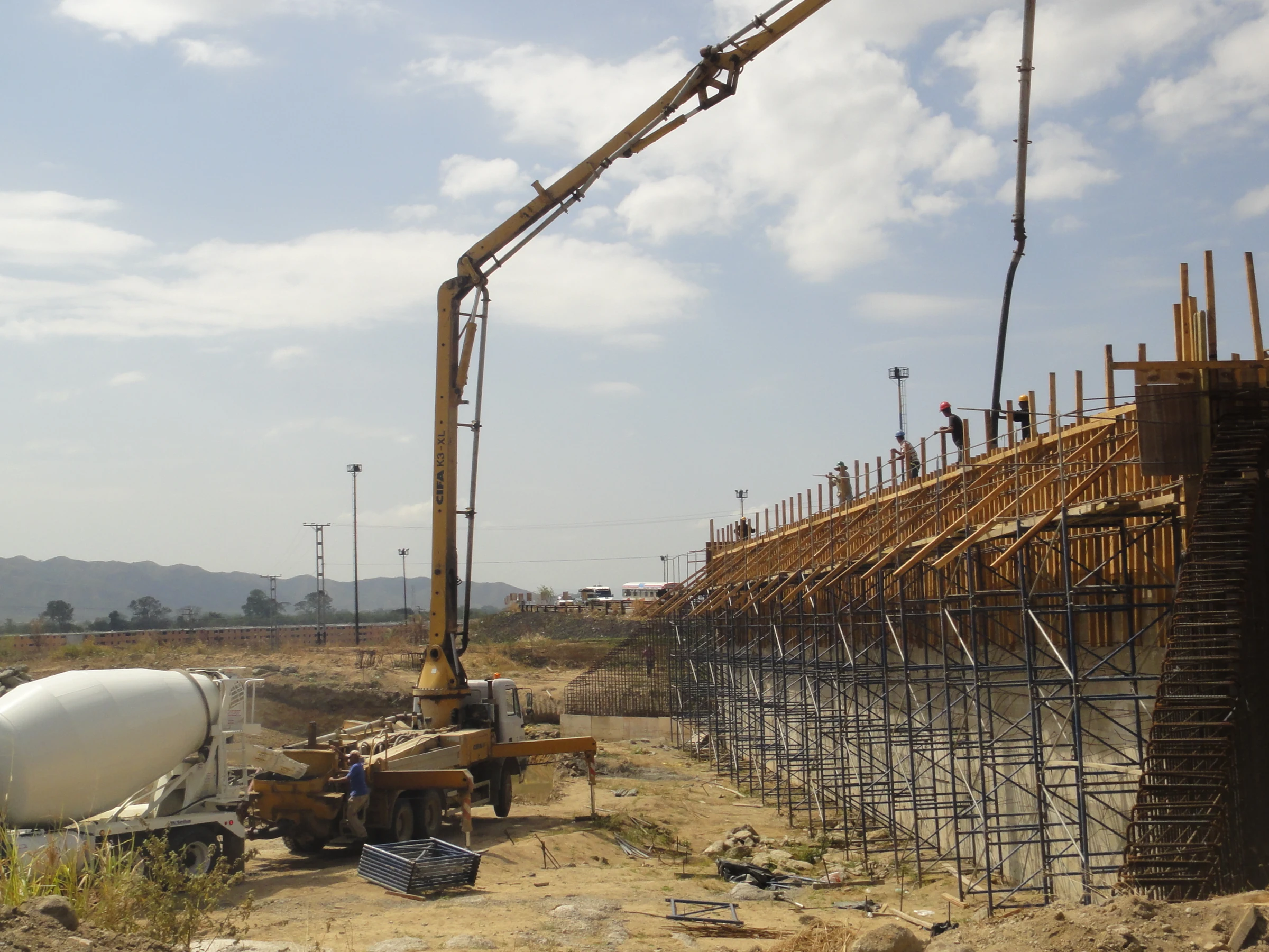 Construcción de infraestructura vial